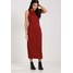 Cheap Monday SLASH STRIPE Sukienka z dżerseju red/black CH621C01B