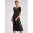 Selected Femme SFIVY Sukienka z dżerseju black SE521C0DB