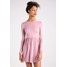 New Look Sukienka z dżerseju pink NL021C0K6
