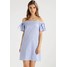 New Look POPLIN TIE BARDOT Sukienka letnia light blue NL021C0ME
