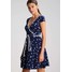 Dorothy Perkins DITSY WRAP Sukienka z dżerseju navy blue DP521C15P