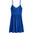 H&M Krótka sukienka 0504113001 Niebieski