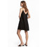 H&M Sukienka na ramiączkach 0525926001 Czarny
