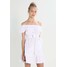 New Look BARDOT RUFFLE Sukienka koszulowa white NL021C0M5
