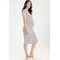 New Look Maternity Sukienka z dżerseju white pattern N0B29F01I