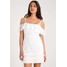 Fashion Union PREENA COLD SHOULDER Sukienka letnia white FAA21C01E
