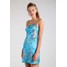 New Look ORIENTAL Sukienka etui blue NL021C0KC