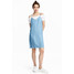 H&M Sukienka dżinsowa z lycellu 0516780001 Jasnoniebieski denim