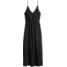H&M Długa sukienka 0518529001 Czarny