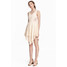 H&M Koronkowa sukienka 0530863003 Naturalna biel