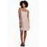 H&M Sukienka na ramiączkach 0524794003 Pudroworóżowy/Wzór