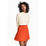 H&M Plisowana spódnica 0536162002 Pomarańczowy