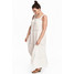 H&M H&M+ Sukienka z koronką 0530632001 Biały