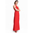 H&M Długa sukienka 0494677001 Czerwony