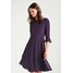 Wallis SPOT FLUTE SLEEVE Sukienka z dżerseju purple WL521C0B2