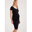 Zalando Essentials Maternity 2 PACK Sukienka z dżerseju black ZX029FA0C