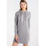 Calvin Klein Jeans DARLA TRUE ICON HOOD Sukienka letnia mid grey heather C1821C01O