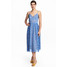 H&M Koronkowa sukienka 0569889001 Niebieski