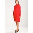 Benetton Sukienka dzianinowa red 4BE21C07N