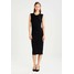 AllSaints GAMMA RUCHED DRESS Sukienka z dżerseju black A0Q21C027