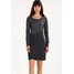 Ragwear VIOLA Sukienka z dżerseju dark grey R5921C01W