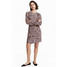 H&M Sukienka z krepy 0547629001 Fioletowy