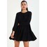 See u Soon BLACK LAYERED DRESS Sukienka letnia black S3621C09L