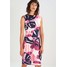 Karen Millen COLOURFUL FLOWER SIGNATURE Sukienka etui multi-coloured KM521C04N