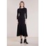 Polo Ralph Lauren DRAPEY Długa sukienka black PO221C035