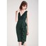 WAL G. WITH SIDE FRILL Sukienka koktajlowa dark green WG021C05V