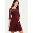 Seraphine MISHKA Sukienka koktajlowa burgundy S1S29F015