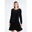 Saint Tropez CHECK VELVET Sukienka letnia black S2821C040