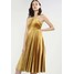 Endless Rose STRAPPY PLEATED DRESS Sukienka koktajlowa golden yellow EN921C009