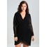 Missguided Plus OVER LEOPARD DRESS Sukienka letnia black M0U21C05E