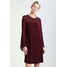 Wallis TIE NECK DRESS Sukienka z dżerseju berry WL521C0CR
