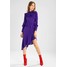 Miss Selfridge FRILL ASSYM HEM DRESS Sukienka letnia purple MF921C0HK