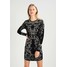 Ivyrevel SEMILLON DRESS Sukienka koktajlowa black/gold IV421C04C