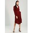 Finery London TRIANGLE ASYMETRIC WRAP DRESS Sukienka letnia red FIC21C020