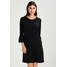 Cortefiel DRESS WITH DETAIL IN COLLAR AND FLARED CUFFS Sukienka letnia black CZ921C01O
