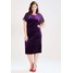 Zizzi DRESS 1/2 Sukienka koktajlowa purple Z1721C02U