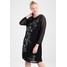 Evans CAVIAR PRINT DRESS Sukienka letnia black EW221C058