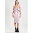 True Violet ROME FRILL DETAIL DRESS Sukienka z dżerseju lilac TRD21C00N