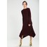 Topshop DRESS Długa sukienka burgundy TP721C0VE