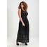 Dorothy Perkins Curve BILLIE WATERFALL DRESS Długa sukienka black/rose gold DP621C06L