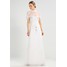 Frock and Frill HIGH NECK SEQUIN MAXI DRESS WITH SHORT SLEEVES Suknia balowa ivory FF421C06I