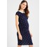 Envie de Fraise BRUNA Sukienka z dżerseju navy blue/off white dots EF329F04A
