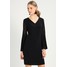 Wallis PLEAT SLEEVE DRESS Sukienka letnia black WL521C0DU