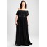Lace & Beads Curvy OVERLAY MAXI DRESS Suknia balowa black LAF21C00O