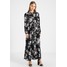 Wallis Petite FLORAL DRESS Długa sukienka black WP021C03D