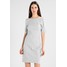 Calvin Klein Jeans DEMI MILANO DRESS Sukienka etui light grey heather C1821C027